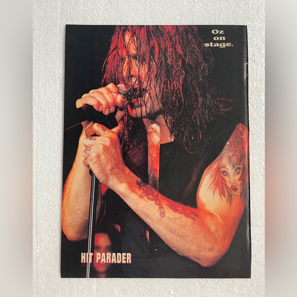 Hit Parader Ozzy Osbourne pinup